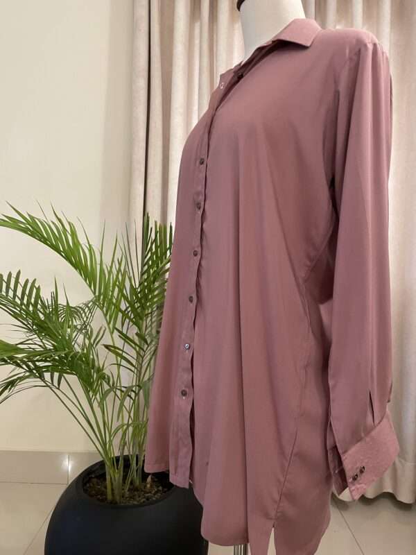 LINEN TEA PINK STITCHED CO-ORD SET (CC-02) - Image 3