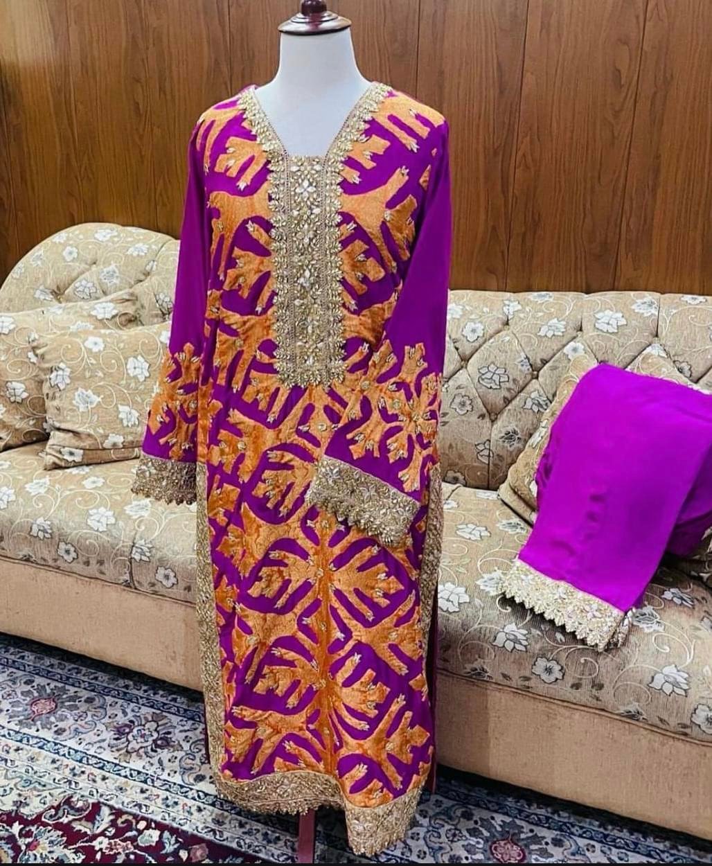 Orange and Purple