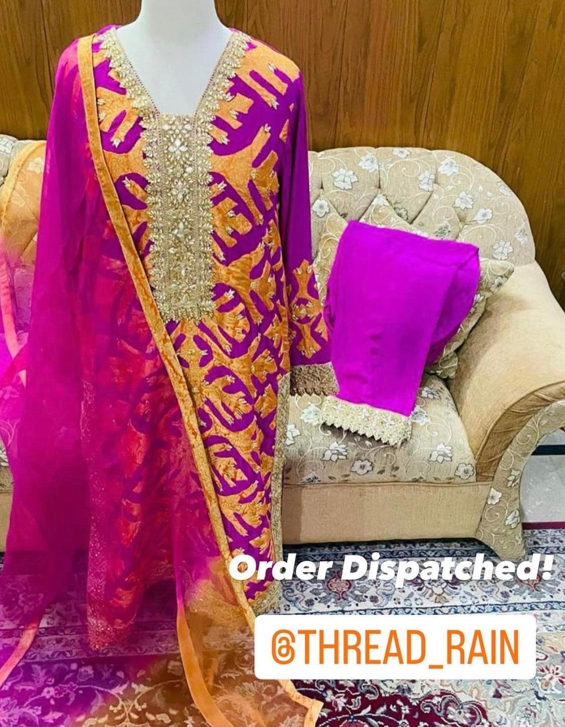 Orange and Purple