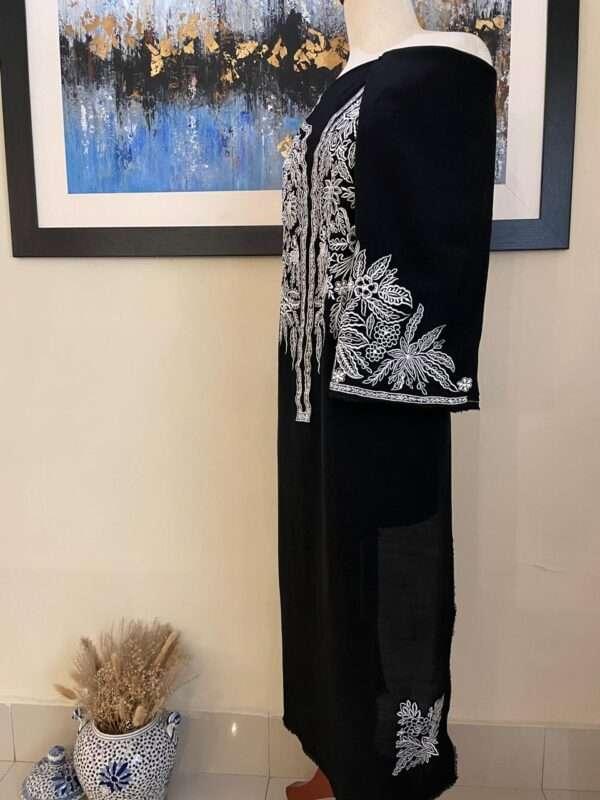 UNSTITCHED EMBROIDERED SHIRT & TROUSER (FD-17) - Image 2