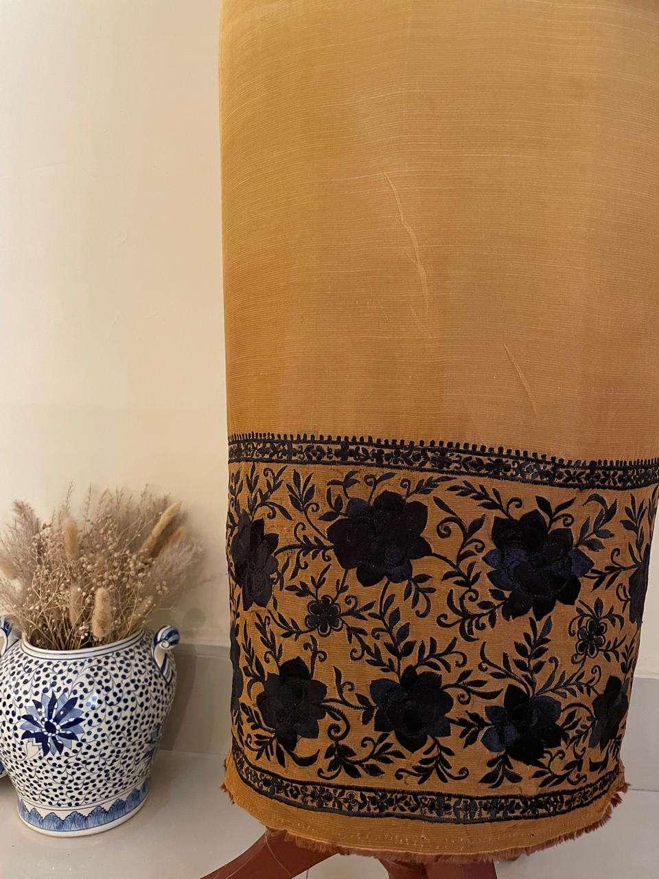 UNSTITCHED EMBROIDERED SHIRT & TROUSER (FD-16) - Image 3