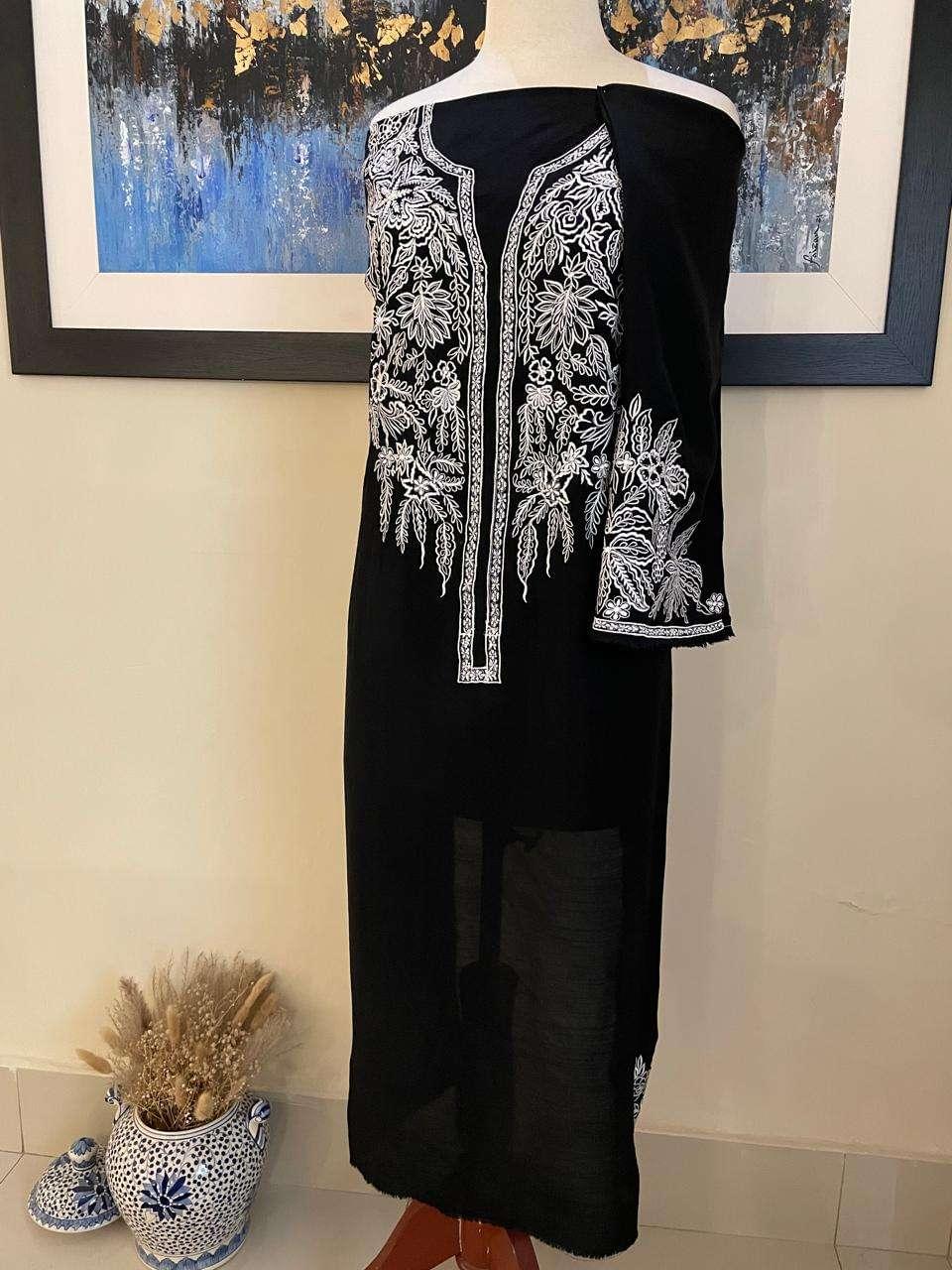 UNSTITCHED EMBROIDERED SHIRT & TROUSER (FD-17)