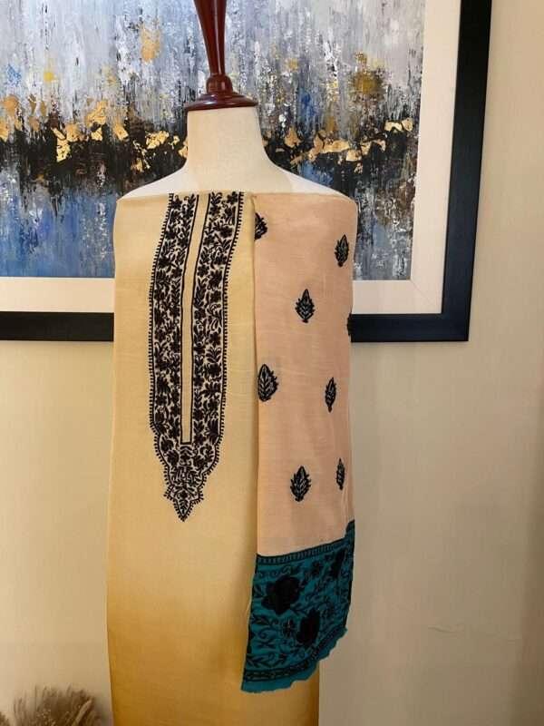 UNSTITCHED EMBROIDERED SHIRT & TROUSER (FD-16) - Image 2