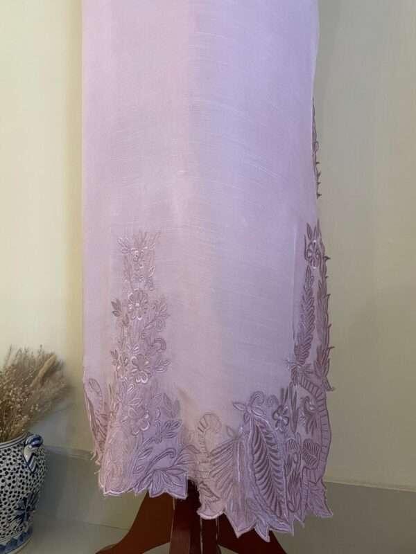 UNSTITCHED EMBROIDERED SHIRT & TROUSER (FD-14) - Image 4