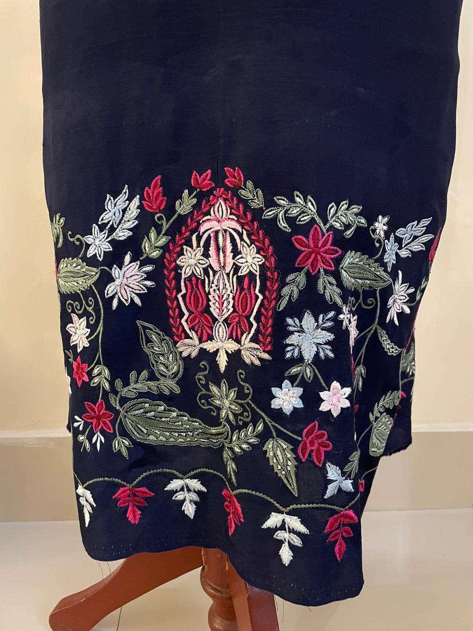 UNSTITCHED EMBROIDERED SHIRT & TROUSER (FD-18) - Image 5